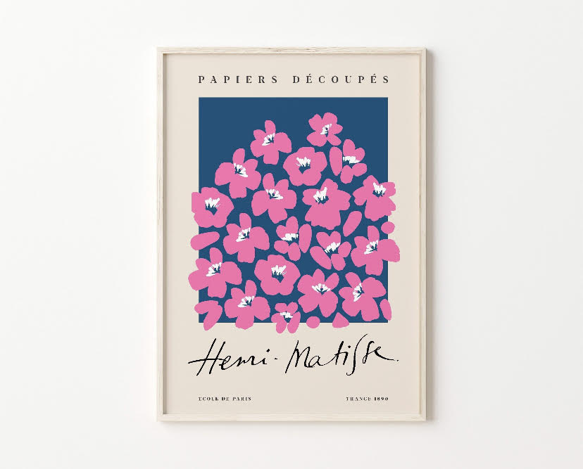 Blossoming Pink Floral Print by Matisse
