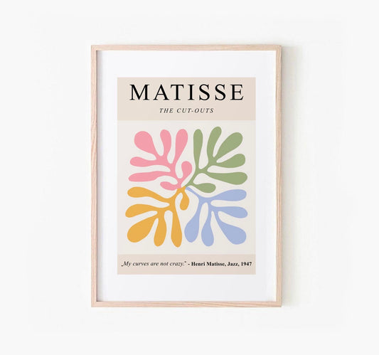 Collection of 3 Henri Matisse Prints | Gallery Wall Art | Pastel Exhibition Posters | Celebrated Artist Decor