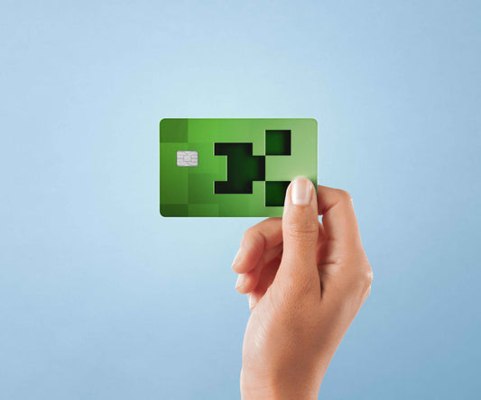 Minecraft Creeper - Premium Vinyl Credit Card Skin Cover by Wonderwallsboutique
