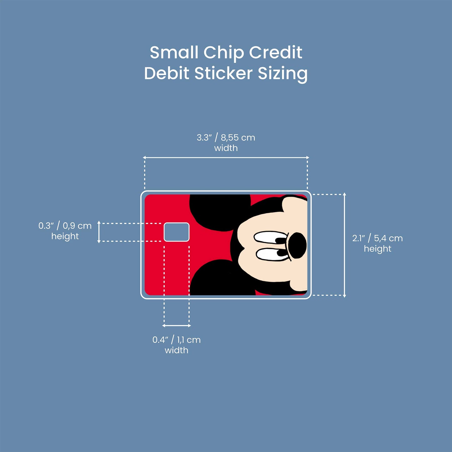 Musse Pigg - Premium Vinyl Credit Card Skin Cover by Wonderwallsboutique