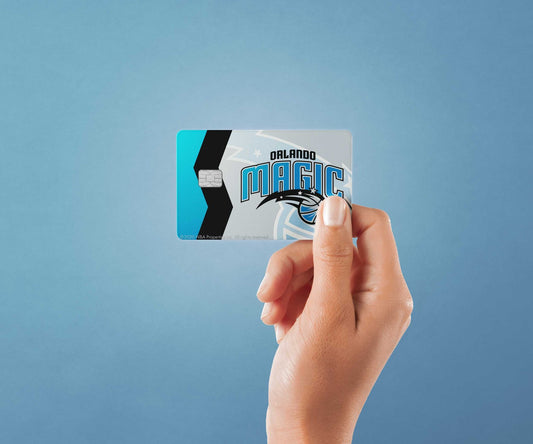 Watercolor orlando magic crossover design | credit card sticker | small chip | credit card skin for nursery and home wall decor.