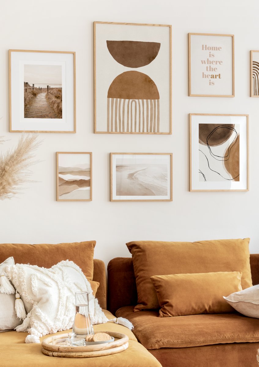 Brown Arches No1 Poster