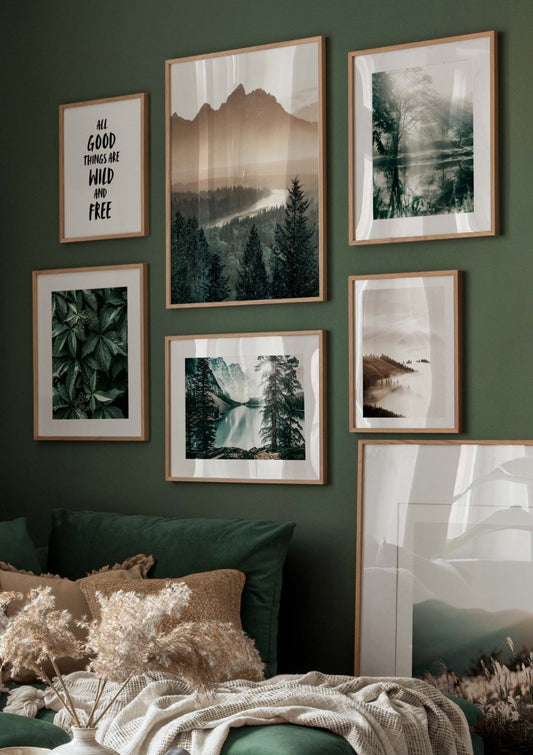 Watercolor sunbeams reflection poster for nursery and home wall decor.