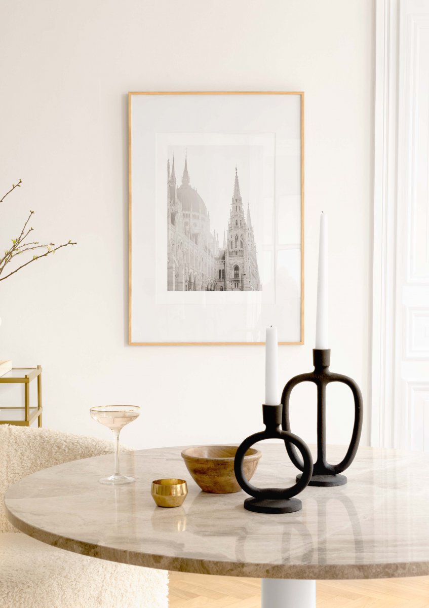 Budapest Building Poster