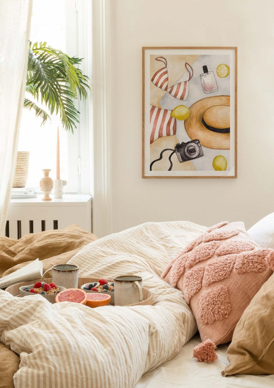 Watercolor Beach Style No1 Poster