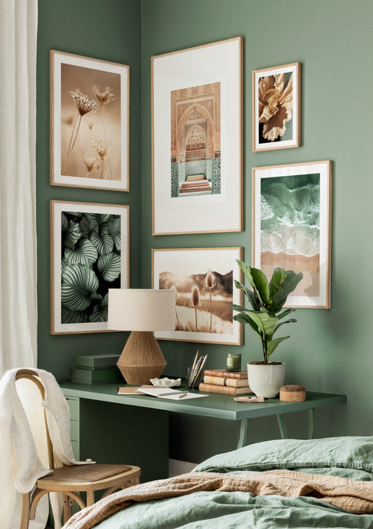Watercolor poppy petals poster for nursery and home wall decor.