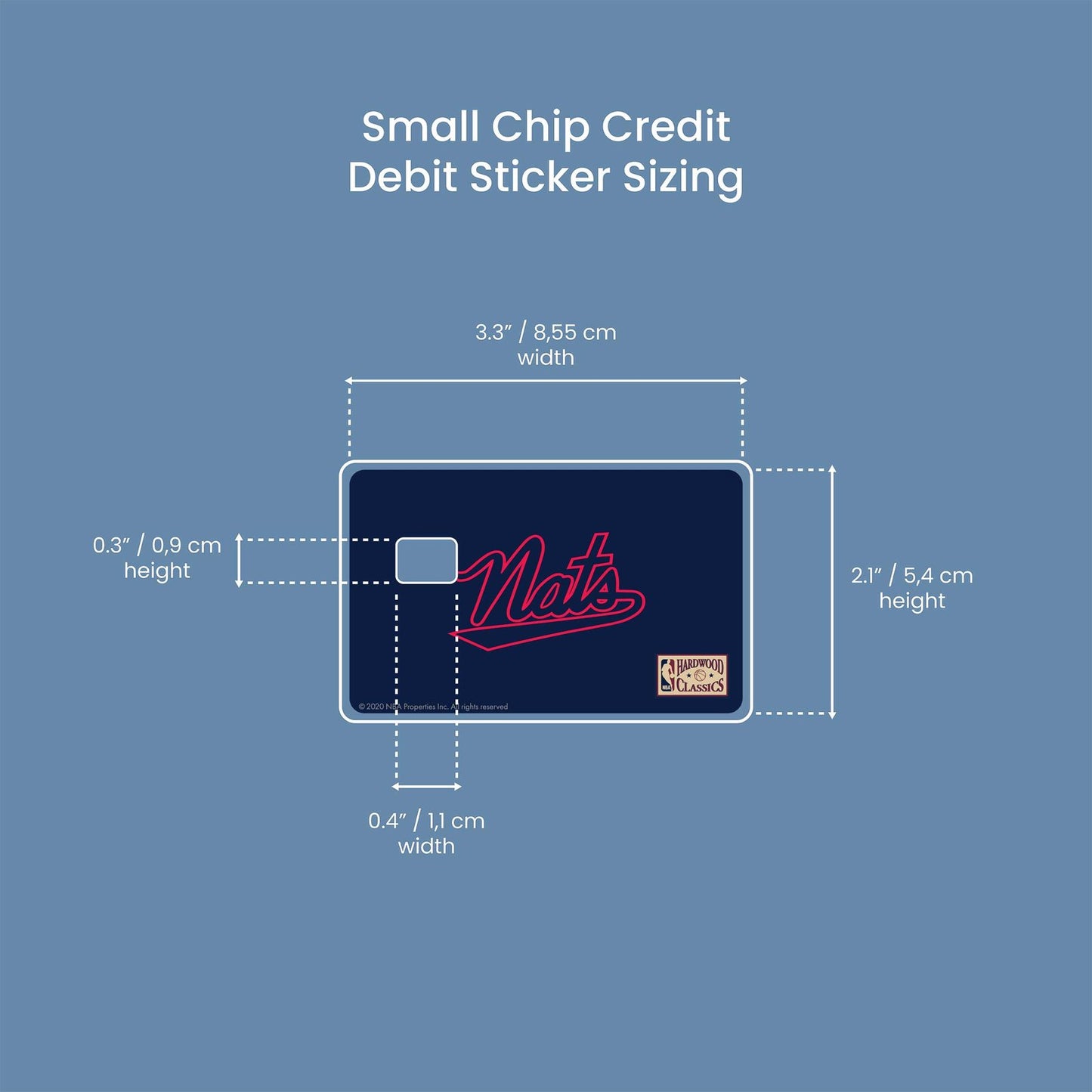 Philadelphia 76ers Throwback Hardwood Classics Design | Credit Card Sticker | Small Chip | Credit Card Skin