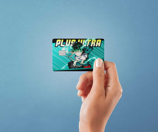 Watercolor plus ultra design | credit card sticker | small chip | credit card skin for nursery and home wall decor.