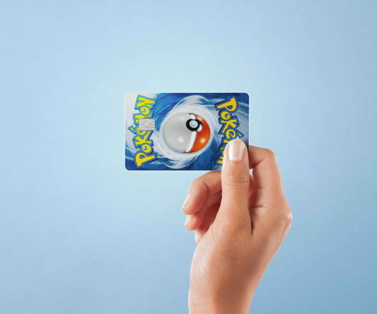 Pokemon Back Side - Premium Vinyl Credit Card Skin Cover by Wonderwallsboutique