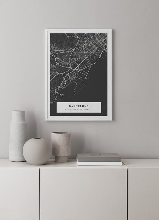 Map No1 Night Personal Poster
