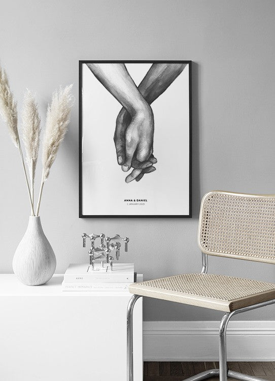 Watercolor Hands Personal Poster