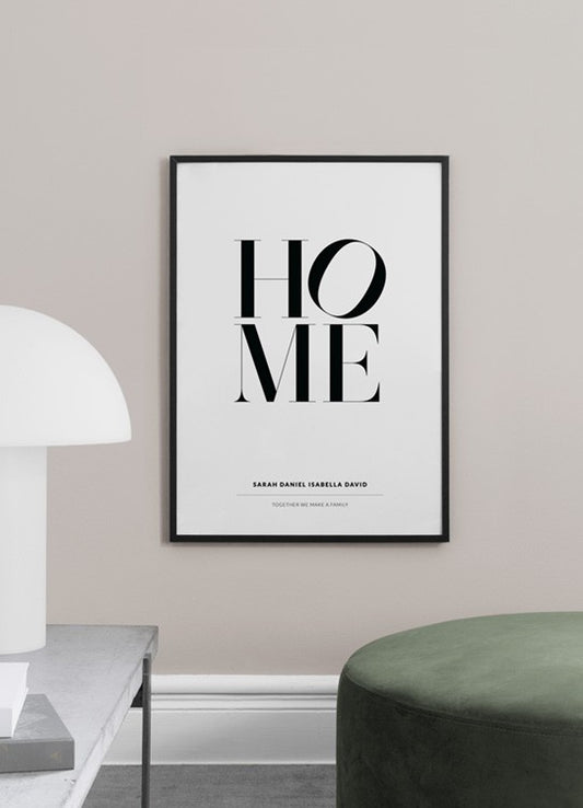 Home Personal Poster