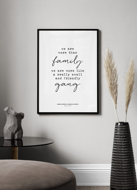 Friendly Gang Personal Poster