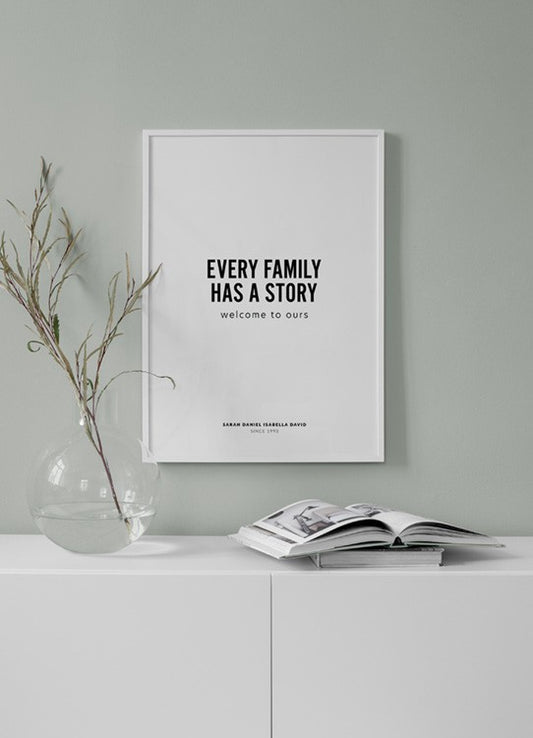 Family Story No1 Personal Poster