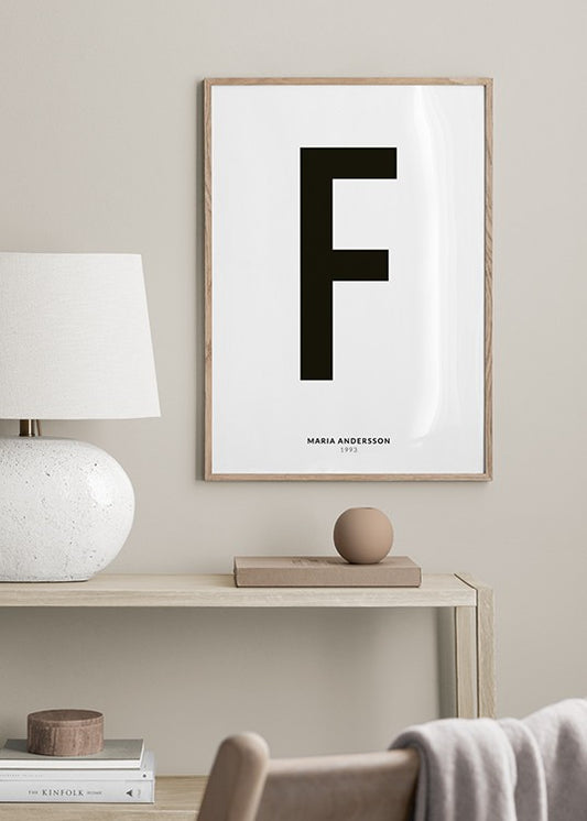 My Letter F Personal Poster