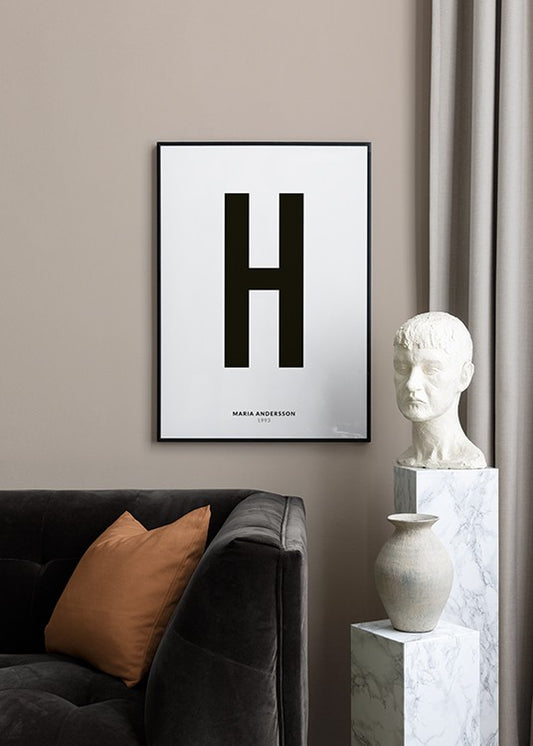 My Letter H Personal Poster