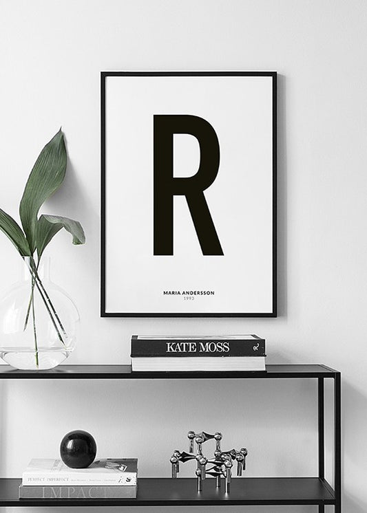 My Letter R Personal Poster