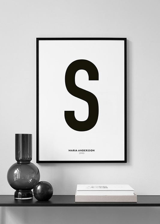 My Letter S Personal Poster