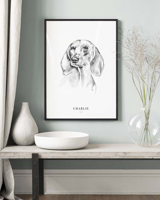 Dachshund Dog Personal Poster