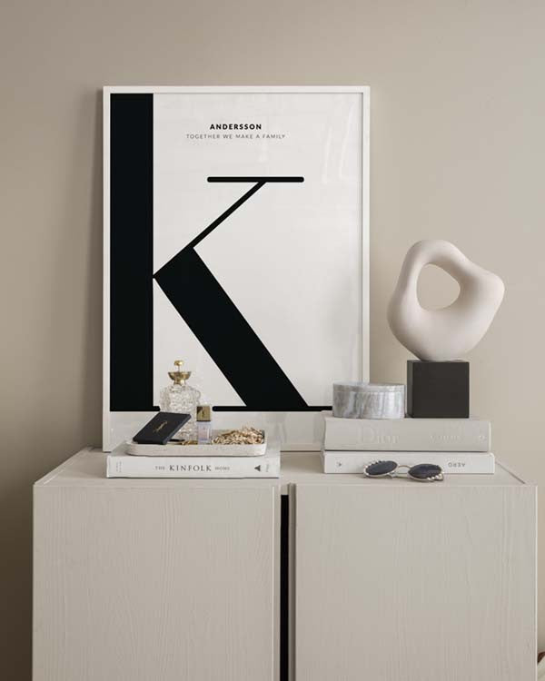 Letter K Personal Poster