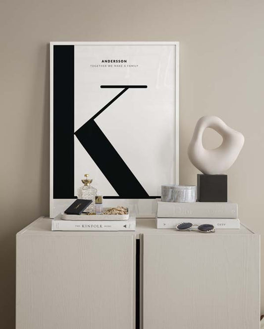 Letter K Personal Poster