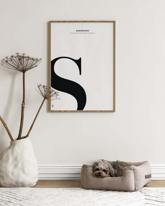 Letter S Personal Poster