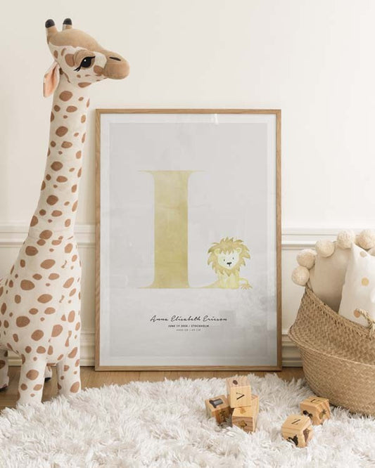 Kids Letter L Personal Poster