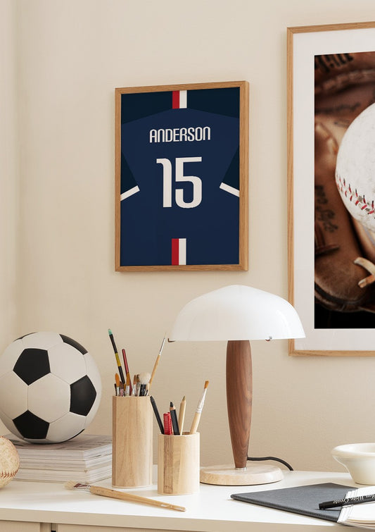 Football Shirt No2 Personal Poster