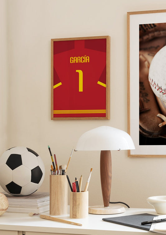 Football Shirt No10 Poster
