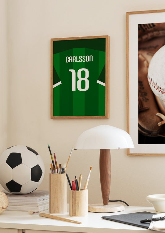 Football Shirt No11 Poster