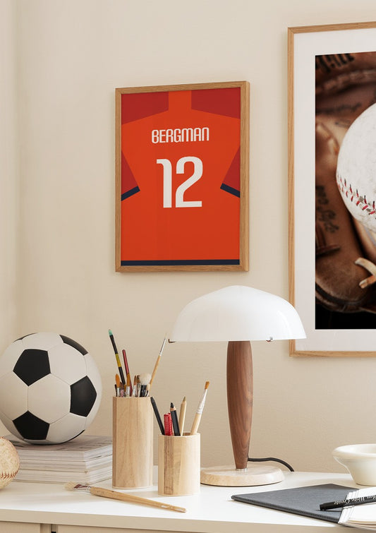 Football Shirt No12 Poster