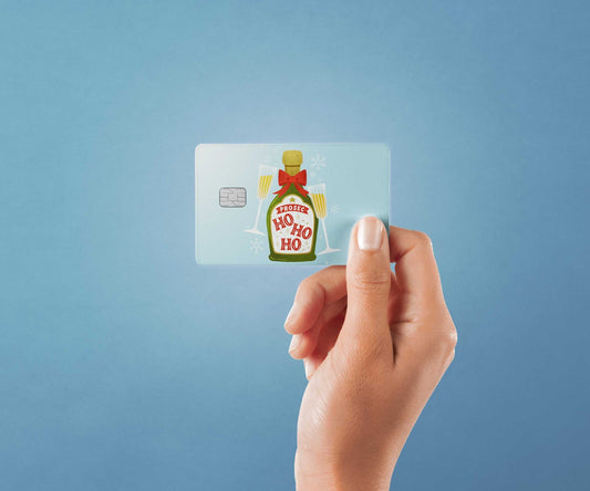 Watercolor prosecho design | credit card sticker | small chip | credit card skin for nursery and home wall decor.