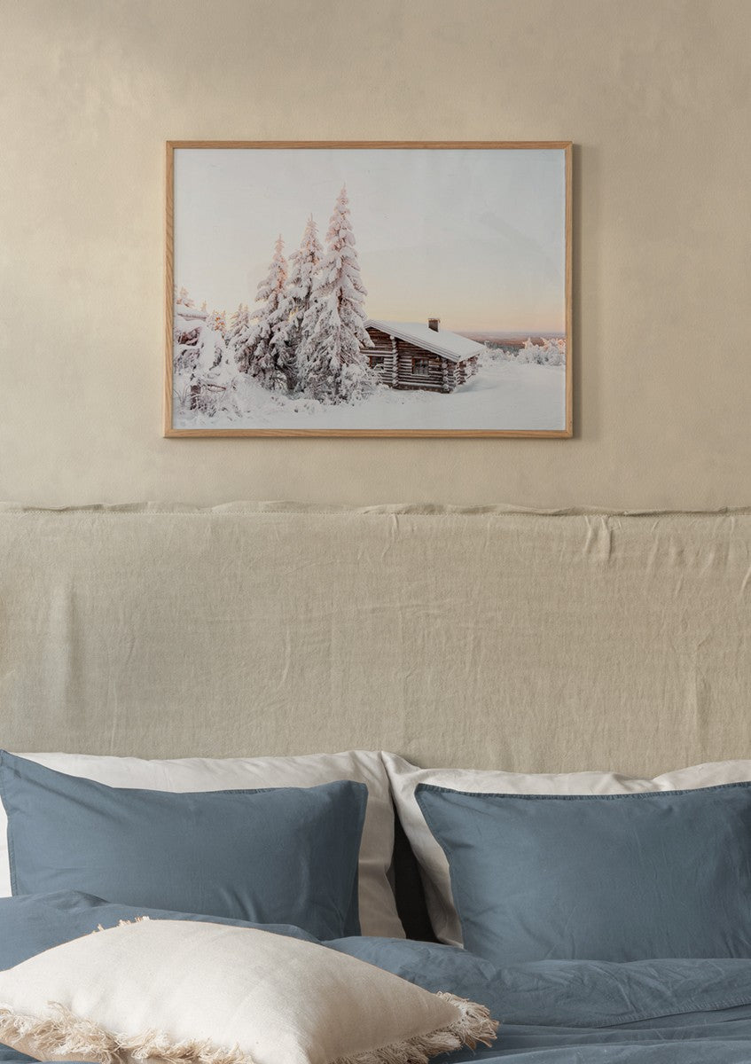 Winter Cabin Poster