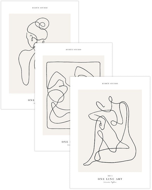 Line Art Poster pack