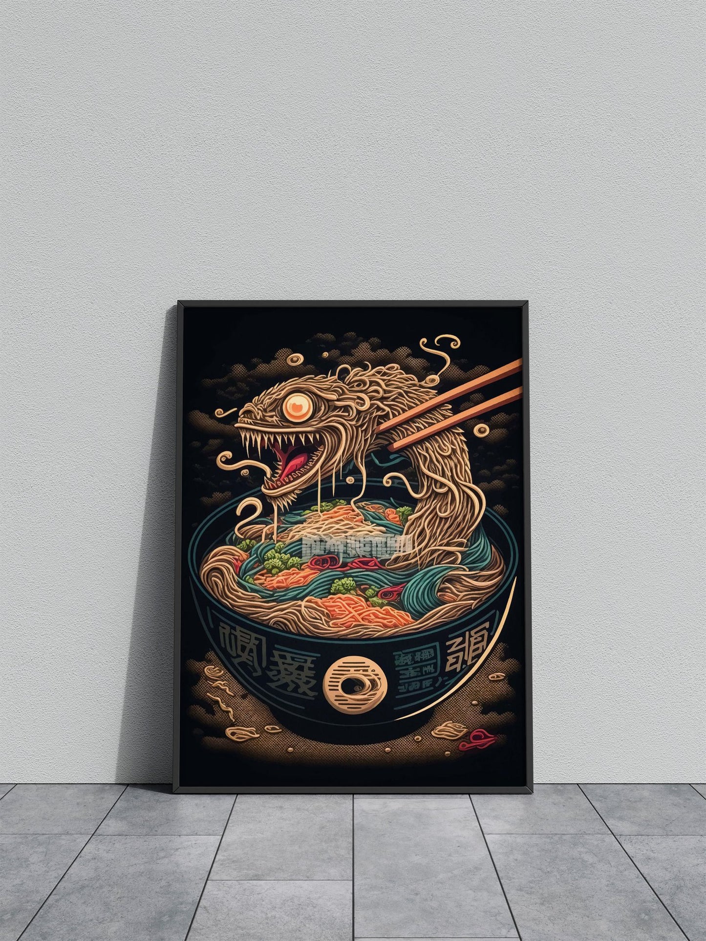 Ramen Japan Food Asian Style Poster | Tasty Unframed Wall Art Print for Kitchen, Home & Office Decor | Premium Quality | Multiple Sizes Available