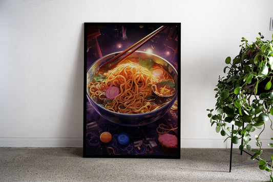 ramen japan neon Asian Style Poster | Wall Art for Home & Office | High-Quality Print