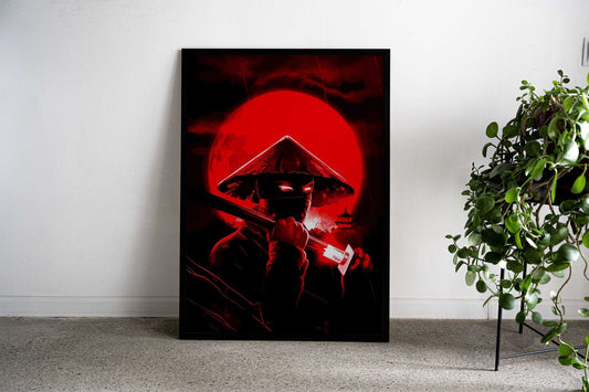 redeyed soldier Asian Style Poster | Wall Art for Home & Office | High-Quality Print - High-Quality Visual Display