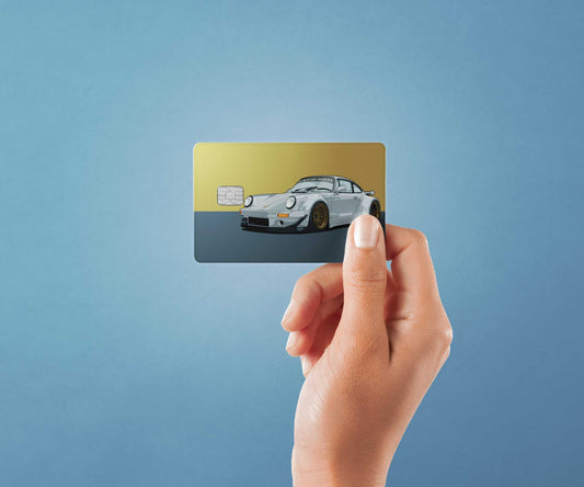 Watercolor rwb 964 design | credit card sticker | small chip | credit card skin for nursery and home wall decor.