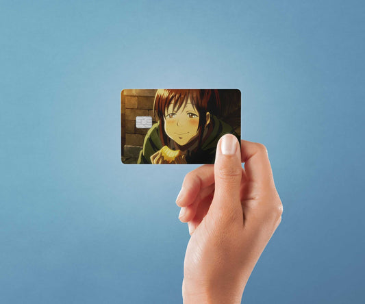 Watercolor sasha design | credit card sticker | small chip | credit card skin for nursery and home wall decor.