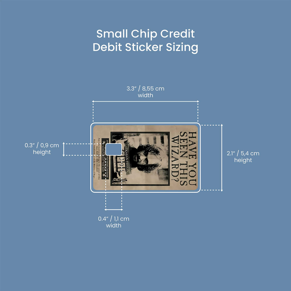 Sirius Black - Premium Vinyl Credit Card Skin Cover by Wonderwallsboutique