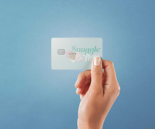 Watercolor snuggle time design | credit card sticker | small chip | credit card skin for nursery and home wall decor.