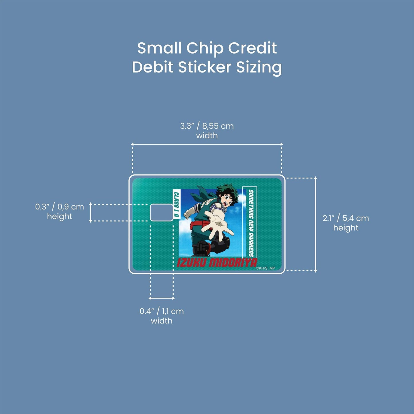 Something New Awakens Design | Credit Card Sticker | Small Chip | Credit Card Skin