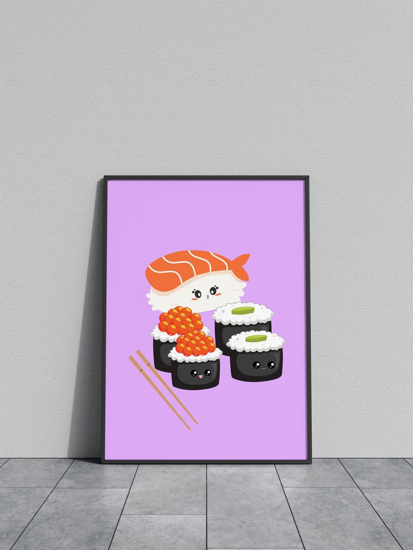 sushi lovers Asian Style Poster | Wall Art for Home & Office | High-Quality Print - High-Quality Visual Display