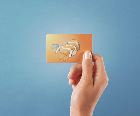 Watercolor sushi porn design | credit card sticker | small chip | credit card skin for nursery and home wall decor.