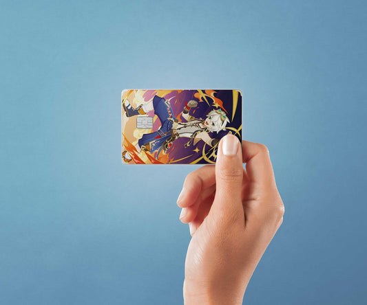 Watercolor tcg bennett design | credit card sticker | small chip | credit card skin for nursery and home wall decor.