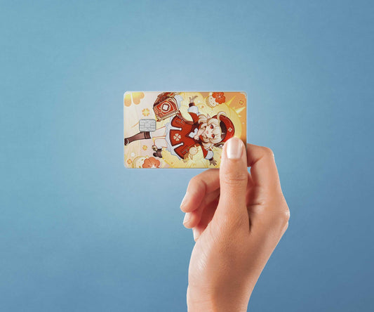 Watercolor tcg klee design | credit card sticker | small chip | credit card skin for nursery and home wall decor.