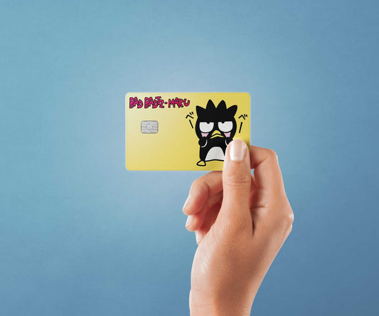 Watercolor teasing you design | credit card sticker | small chip | credit card skin for nursery and home wall decor.