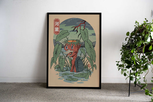 the tale of kappa yokai Asian Style Poster | Wall Art for Home & Office | High-Quality Print - High-Quality Visual Display