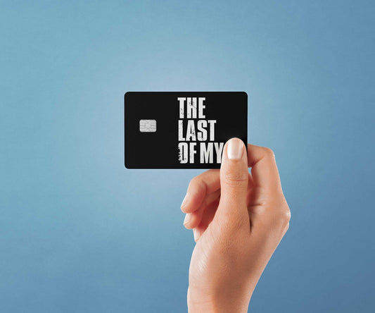 Watercolor the last of my design | credit card sticker | small chip | credit card skin for nursery and home wall decor.