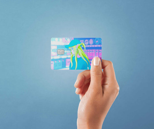 Tokyo GF Design | Credit Card Sticker | Small Chip | Credit Card Skin